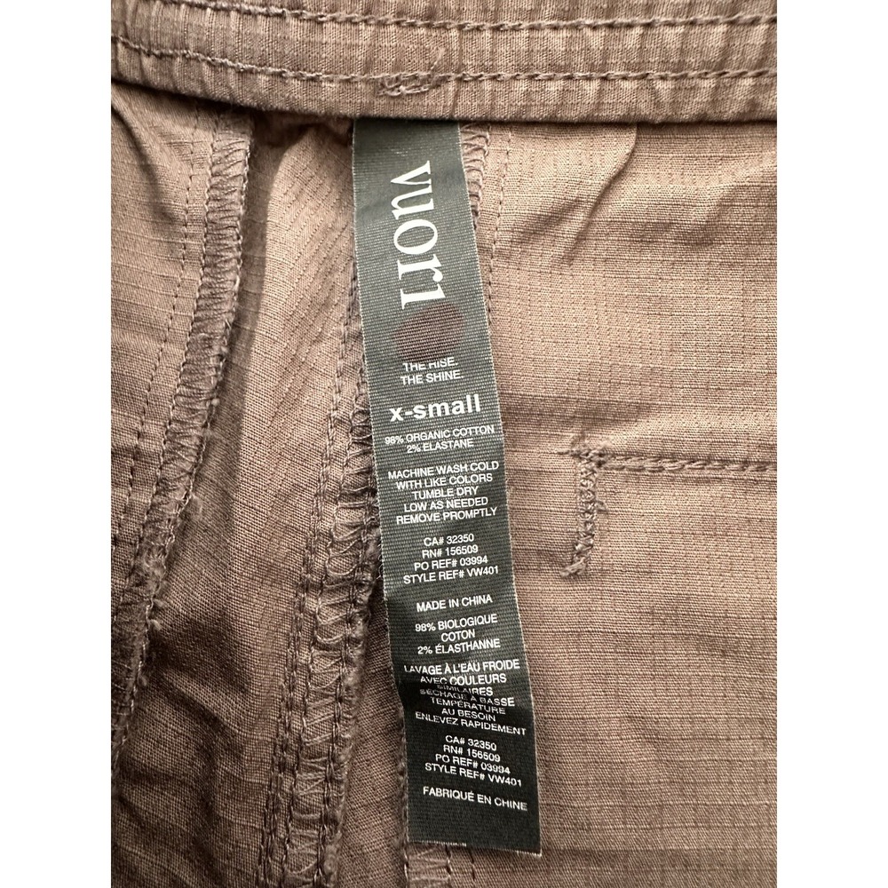New Vuori Ripstop Pants Women's XS Hiking Atheisure Hazel Performance - Picture 3 of 8
